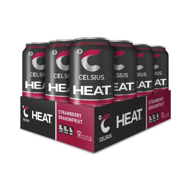 Celsius Heat Strawberry Dragonfruit (Case)