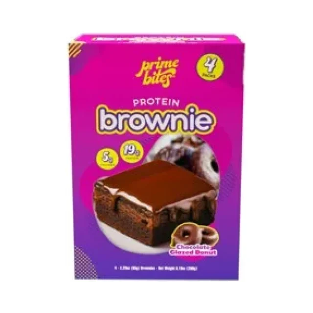 Prime Bites Brownie Chocolate Glazed Donut